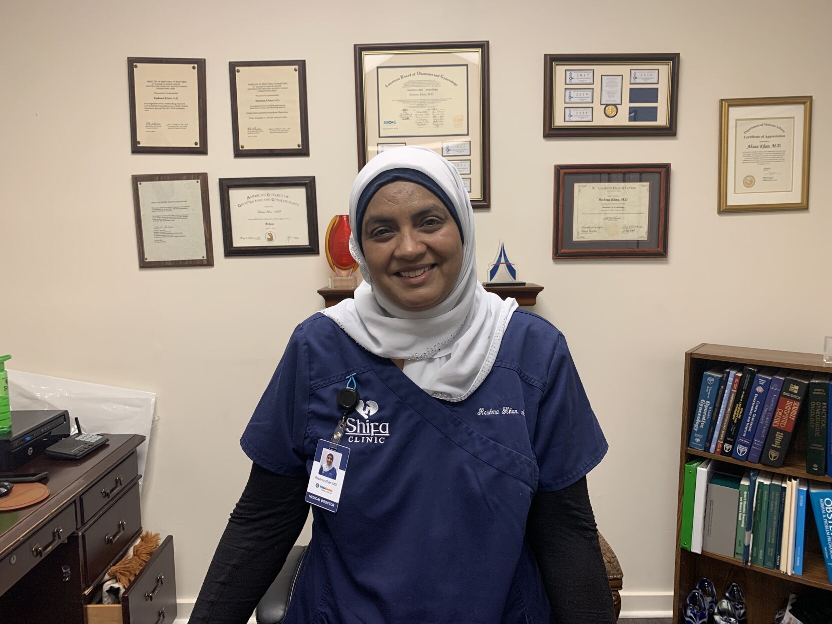 Dr. Khan with the Shifa Clinic